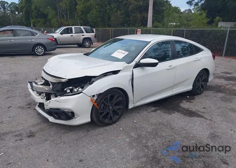 2020 Honda Civic Sport from USA, damaged, VIN 19XFC2F86LE003510